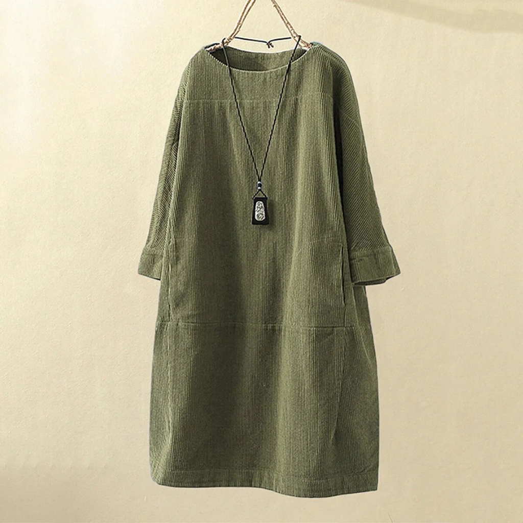 Winter Hemdblusenkleid Damen | Mini