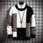 Herren Strick Warm Rundhalsausschnitt Pullover | Langarm