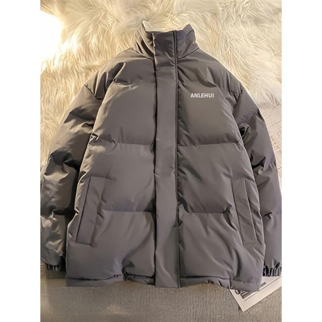 Herren Hochgeschlossener Winter Puffer Jacke | Warm
