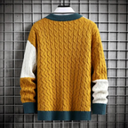 Herren Strick Warm Rundhalsausschnitt Pullover | Langarm