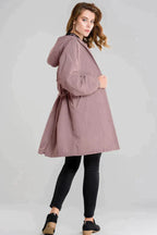 Damen Winterregenjacke | Mit Knöpfen
