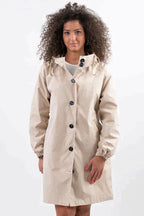 Damen Winterregenjacke | Mit Knöpfen