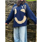 Arabellan | Damen Überdimensionaler Strickpullover | Langarm