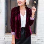 Damen Moderner Warmer Blazer | Winter