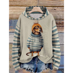 Fayyamin | Damen Bedruckter Kapuzenpulli | Winter