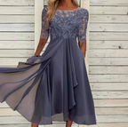 Festliche Hochzeit Abendkleid Damen | Midikleid