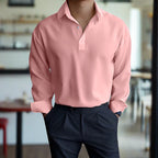 Samir | Lässiges Langarm-Poloshirt für Herren