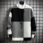 Herren Langarm Strick Warmer Pullover | Rundhalsausschnitt