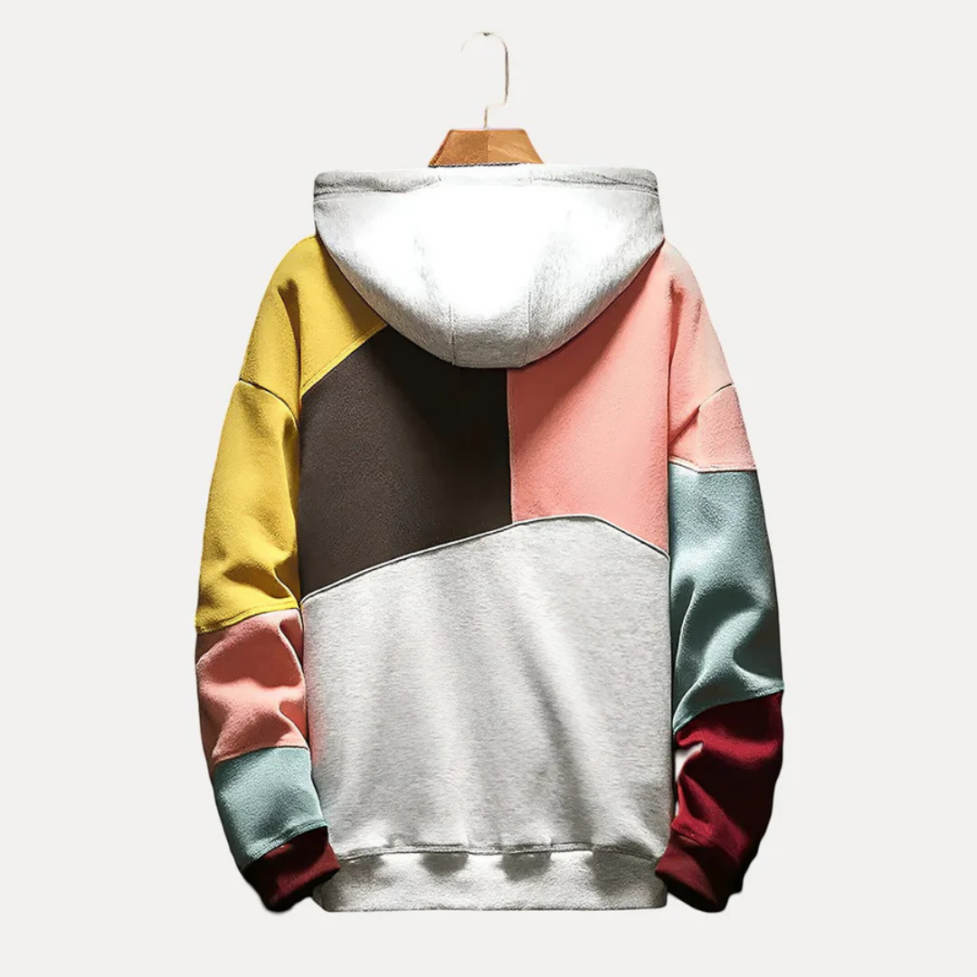 Herren bedruckter Strick Langarm Kapuzenpulli | Winter