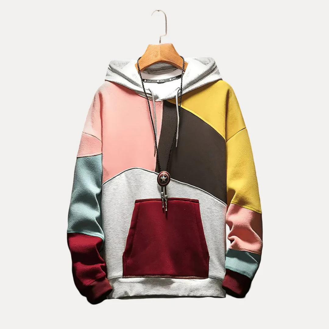 Herren bedruckter Strick Langarm Kapuzenpulli | Winter