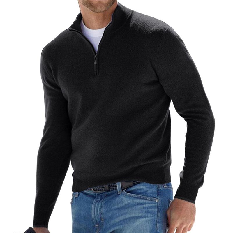 Arnulf | Pullover Herren mit Reißverschluss | Warm