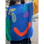 Arabellan | Damen Überdimensionaler Strickpullover | Langarm