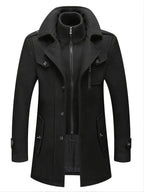 Garricke | Herren Doppelkragen Mantel | Warm