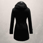 Warme Langer Wintermantel Damen | Taillengürtel