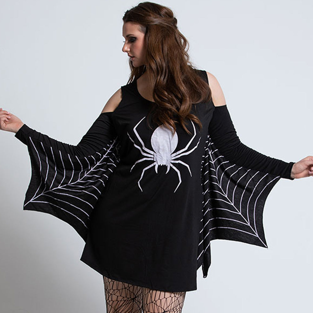 Gothic Spider Halloween Kostüm Kleid | Mini