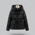 Winter Daunenjacke Damen mit Gürtel | Warm