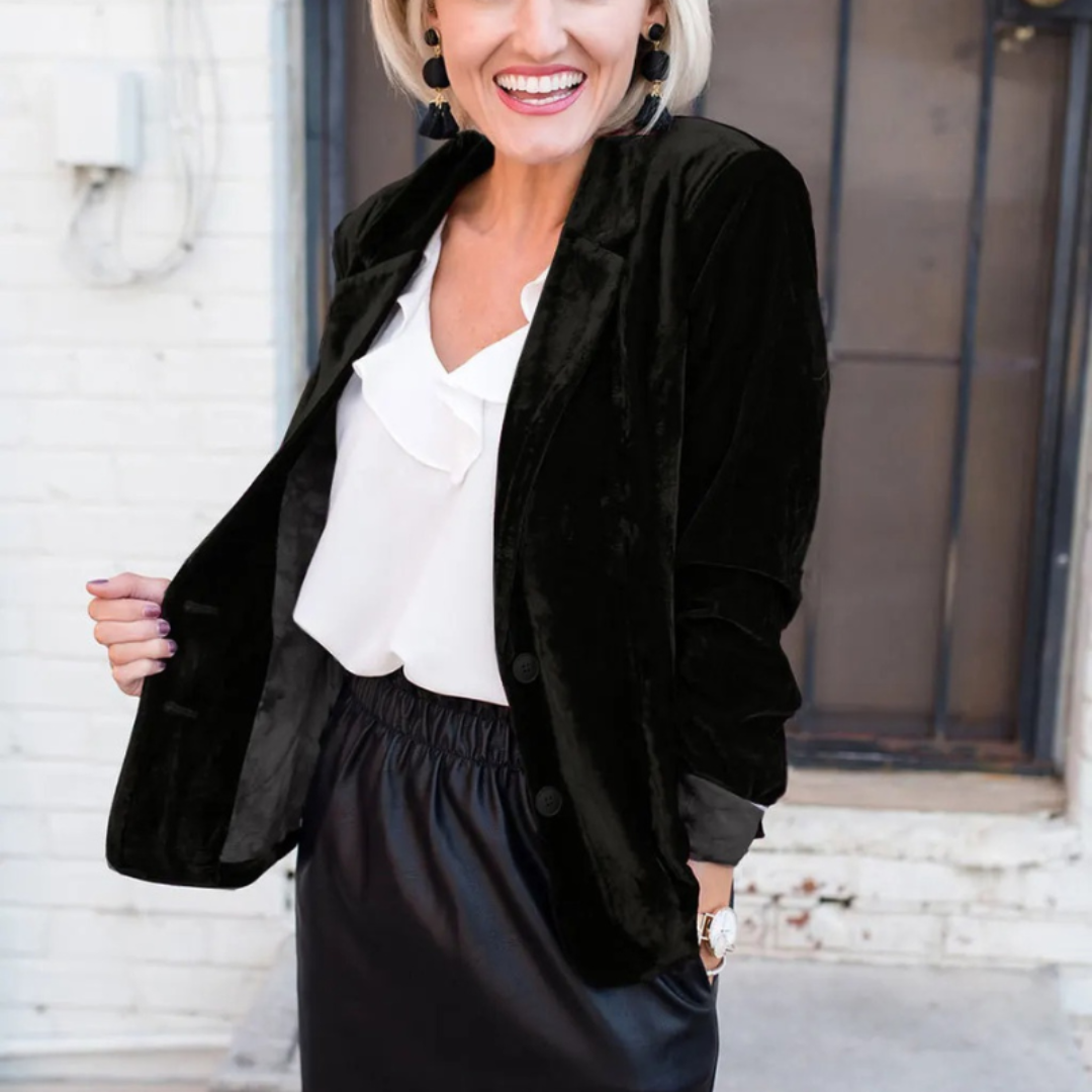 Damen Moderner Warmer Blazer | Winter
