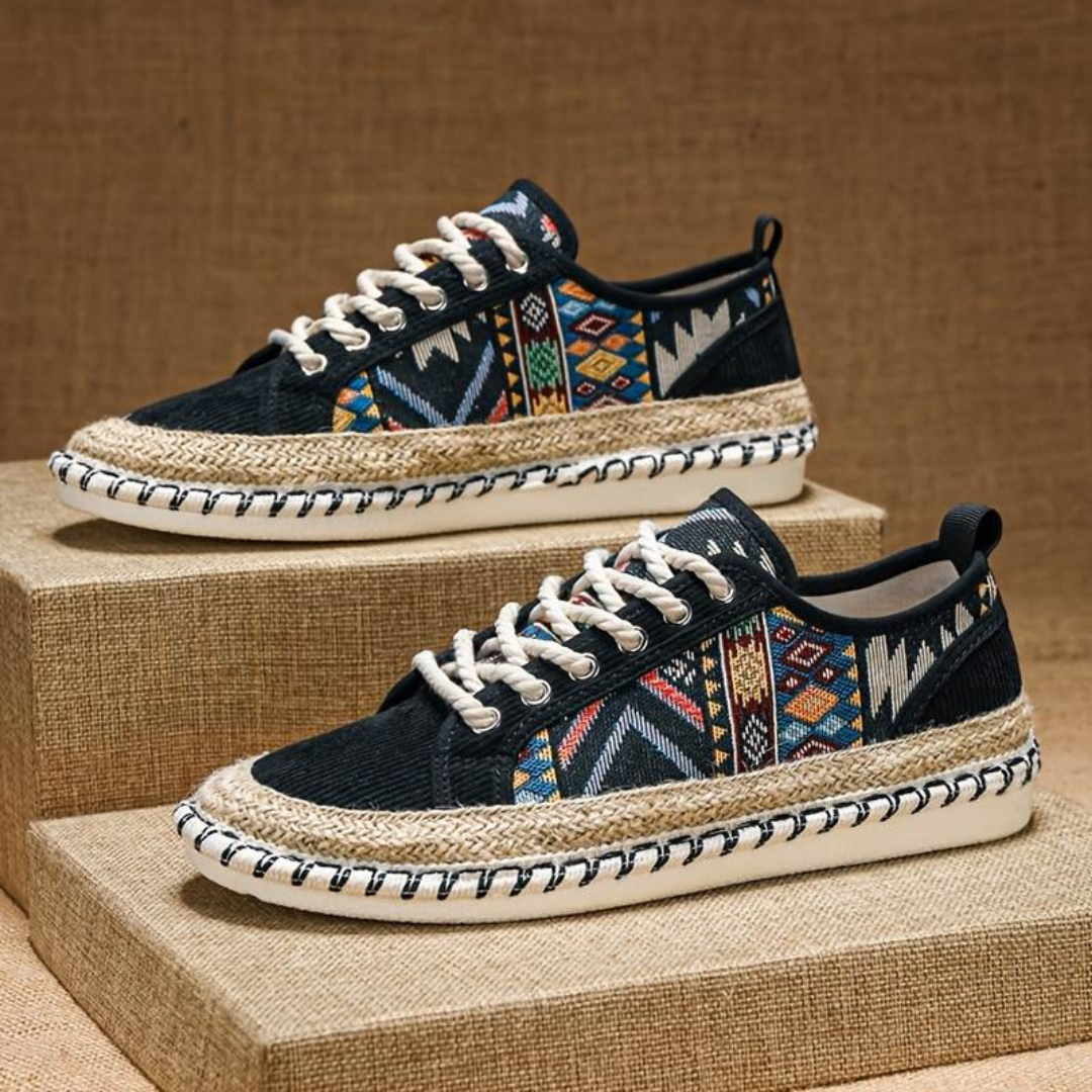Herren Bedruckt Geschnürt Sneakers | Bequem