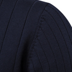 Herren Halber Reißverschluss Strickpullover | Langarm