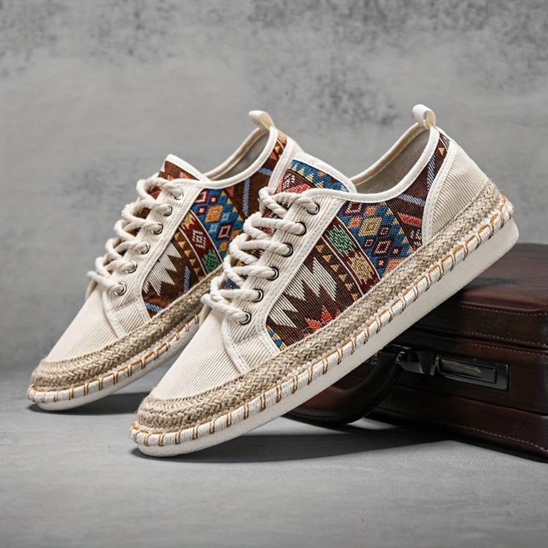 Herren Bedruckt Geschnürt Sneakers | Bequem