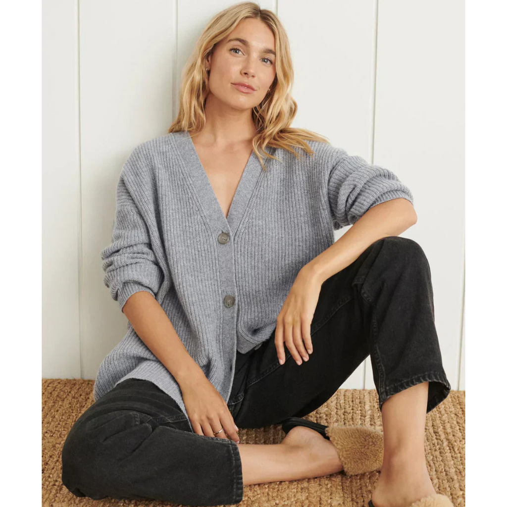 Araceli | Damen Lange Strickjacke | Warm