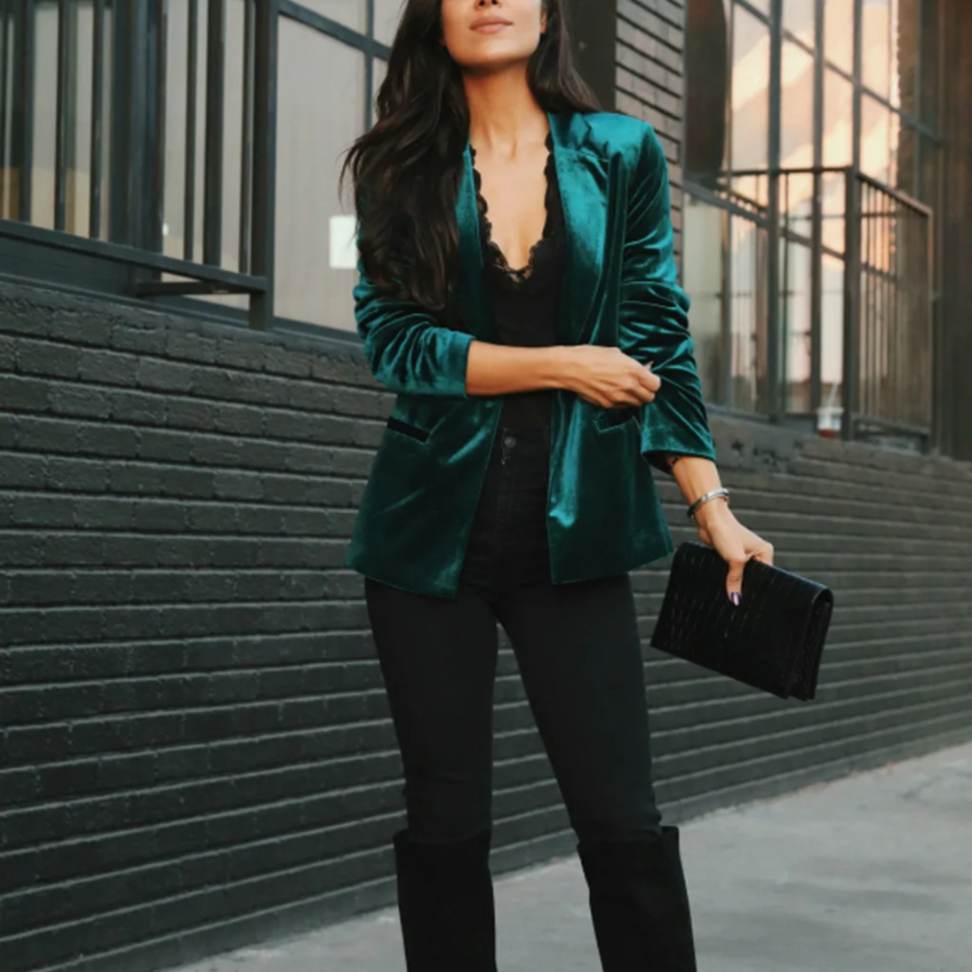Damen Moderner Warmer Blazer | Winter