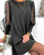 Jaromira | Schwarz Festliches Kleid Damen | Lang