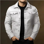 Ribone | Herren Knopf Daunen Hemd Jacke | Winter