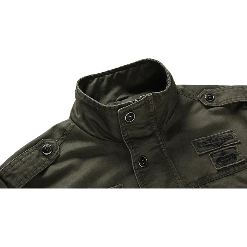 Moritzal | Herren Militärjacke | Reißverschluß