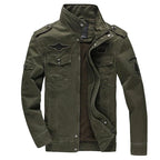 Moritzal | Herren Militärjacke | Reißverschluß