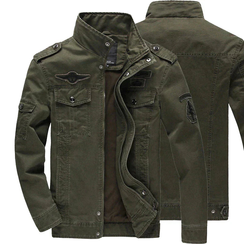 Moritzal | Herren Militärjacke | Reißverschluß