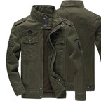 Moritzal | Herren Militärjacke | Reißverschluß