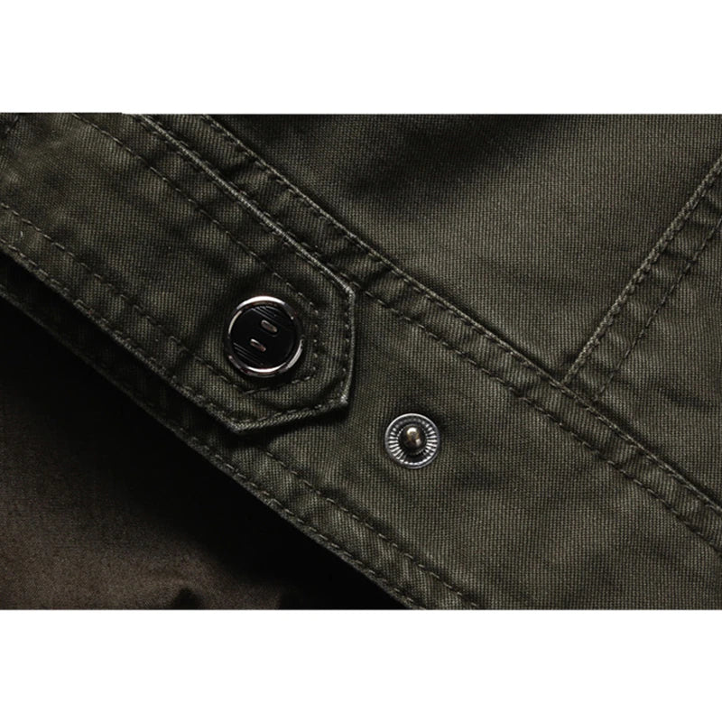 Moritzal | Herren Militärjacke | Reißverschluß