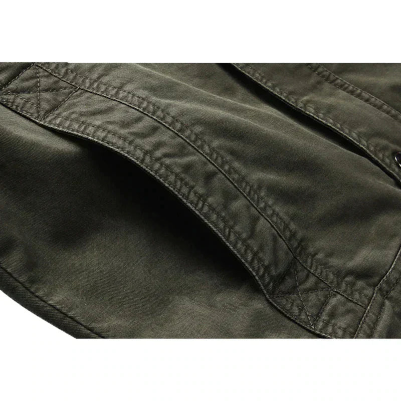 Moritzal | Herren Militärjacke | Reißverschluß