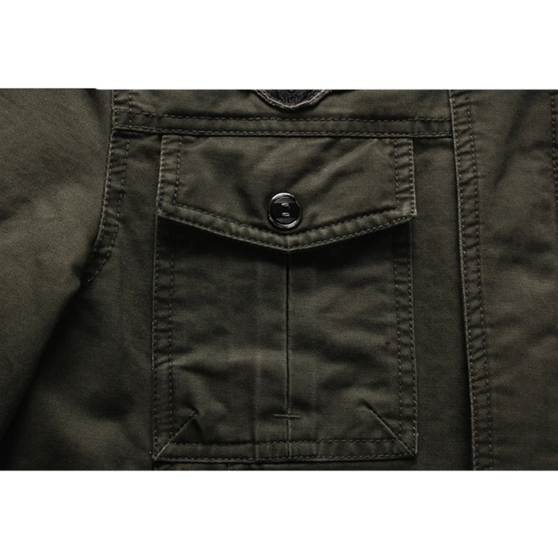 Moritzal | Herren Militärjacke | Reißverschluß