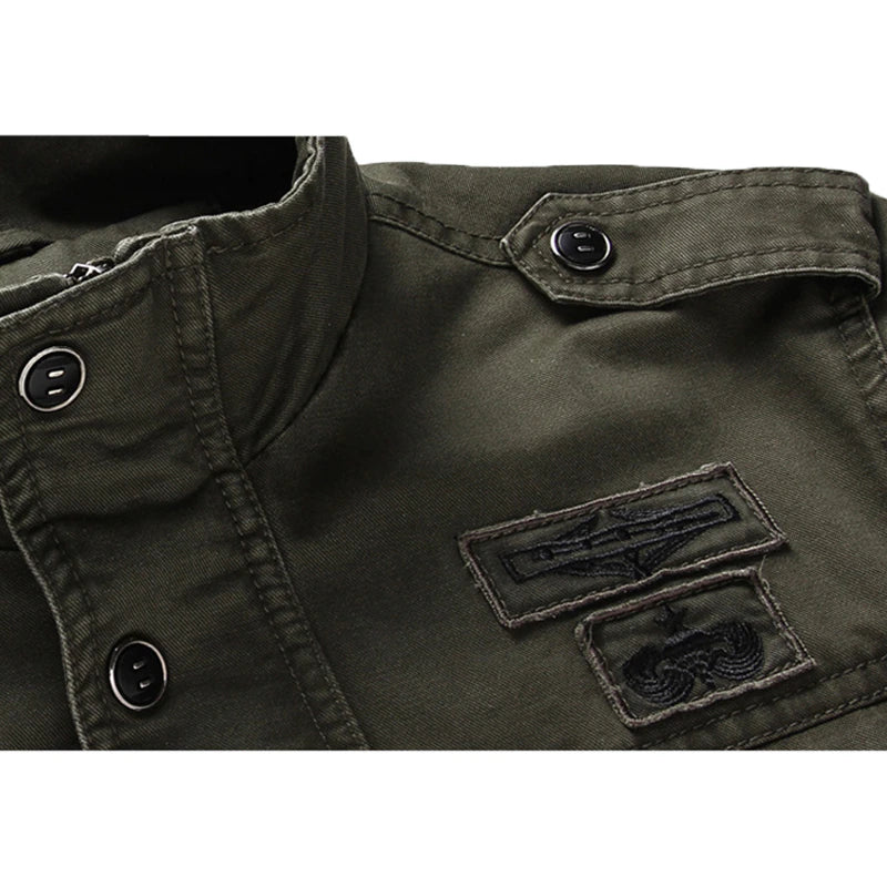 Moritzal | Herren Militärjacke | Reißverschluß