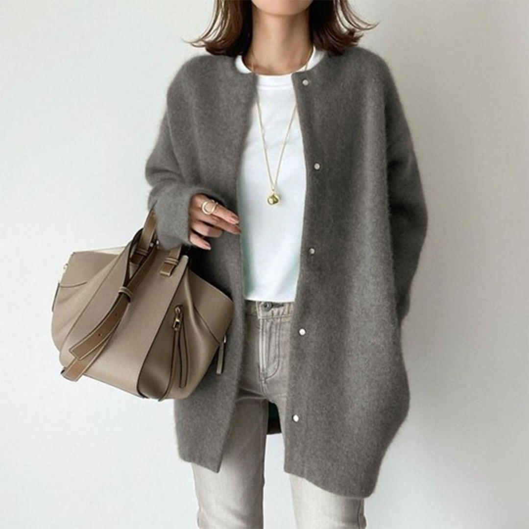 Caroline | Damen Mantel aus Stoff
