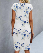 Regin | Damen Maxikleid | Weiß