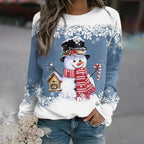 Lenia | Damen Weihnachten Warmer Pullover | Winter