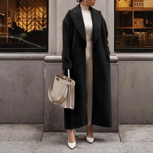 Warmer Winter-Trenchcoat Damen | Lang