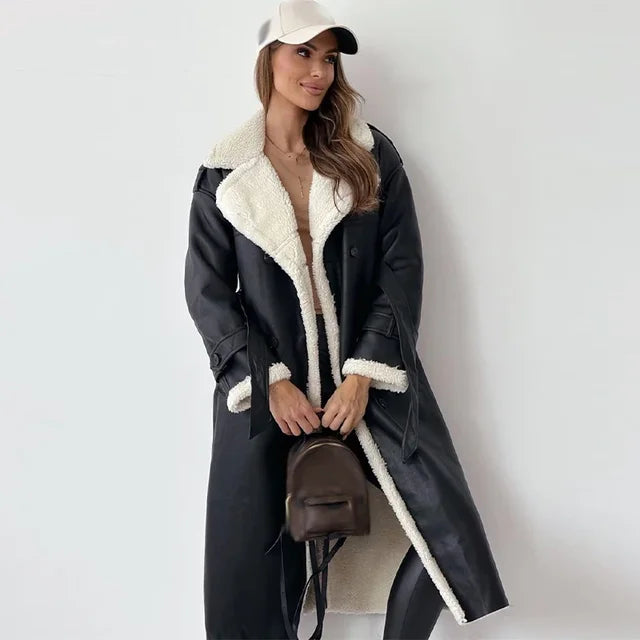 Alwinaal | Warme Wintermantel Damen | Lang