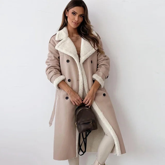 Alwinaal | Warme Wintermantel Damen | Lang