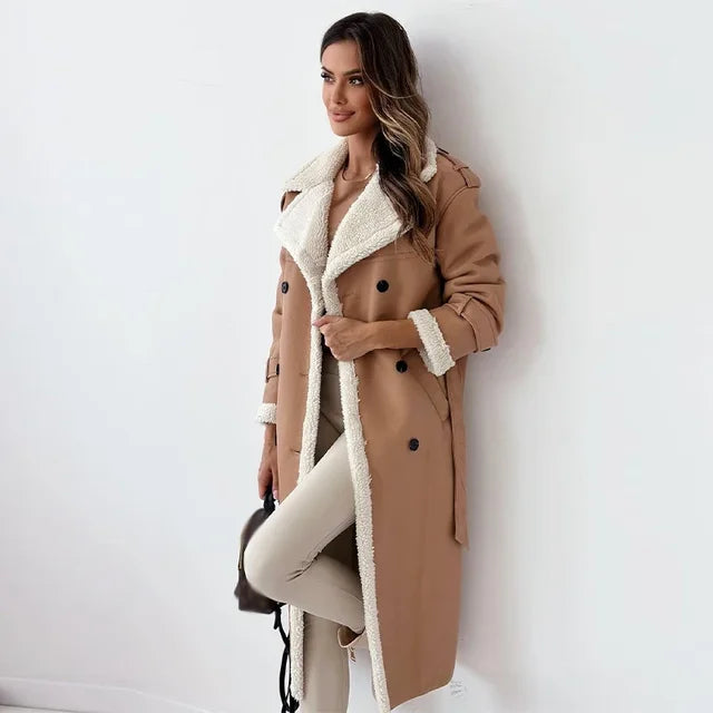 Alwinaal | Warme Wintermantel Damen | Lang