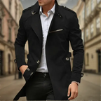 Cayseon | Moderner Zweireihiger Trenchcoat Herren | Lang