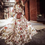Margarethe | Fließendes Maxi-Damenkleid