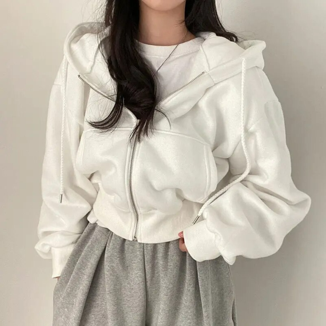 Farqunda | Damen Winter Kapuzenpulli | Warm