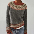 Galileana | Damen Langarm Warmer Pullover | Winter