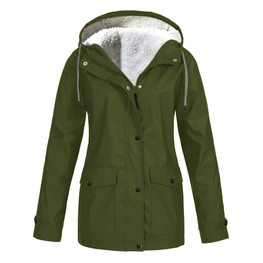 Damen Moderne Regenjacke | Warm