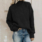 Irisetim | Damen Bequemer Strickpullover | Warm