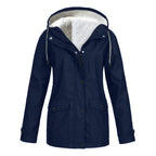 Damen Moderne Regenjacke | Warm